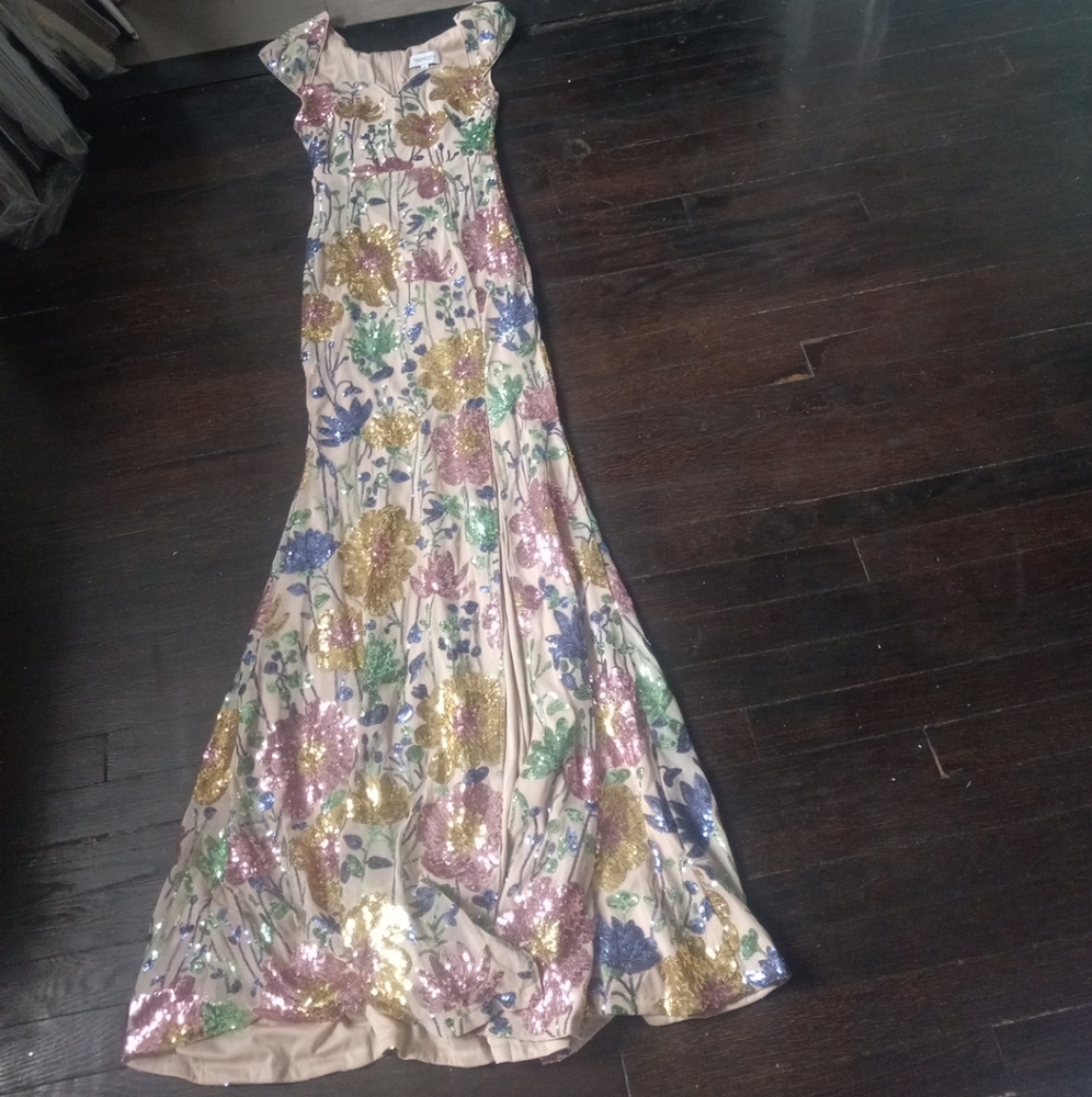 Faeriesty Woman Maxi Dress Colorful Homecoming Party Elegant Mermaid Size  XS...